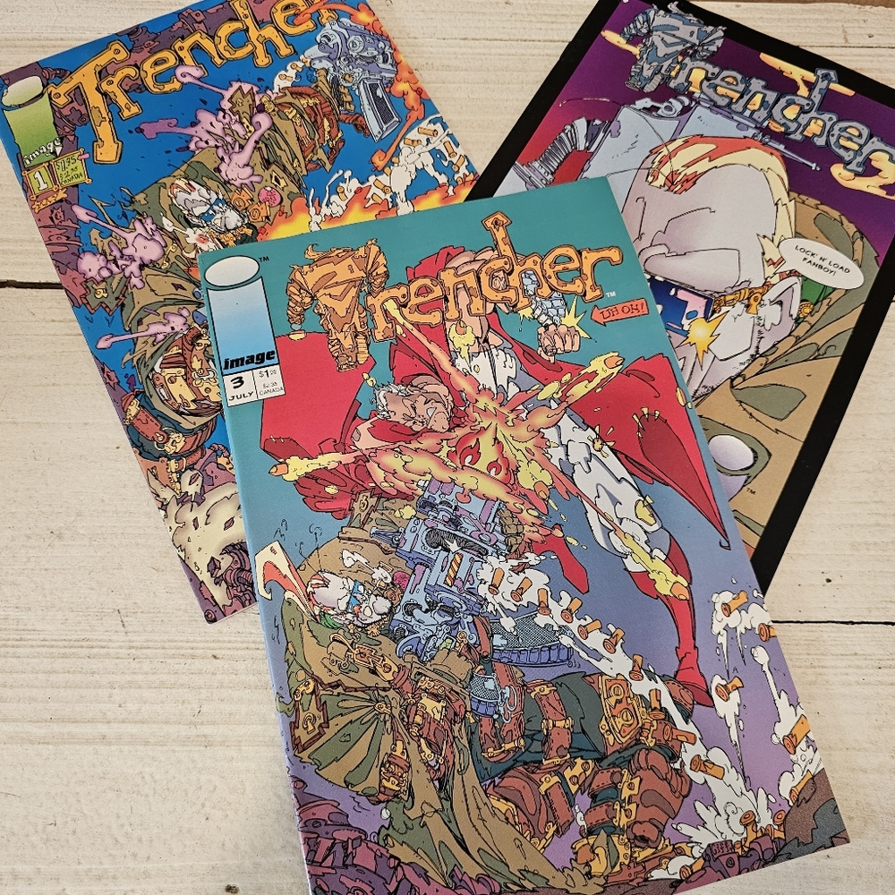 Vintage '93 "Trencher" Comics #1-3